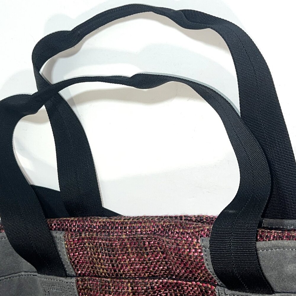 Timbuk2 Gray Canvas Tweed Colorblock M Messenger Tote Crossbody Travel Adj Bag - Picture 6 of 15